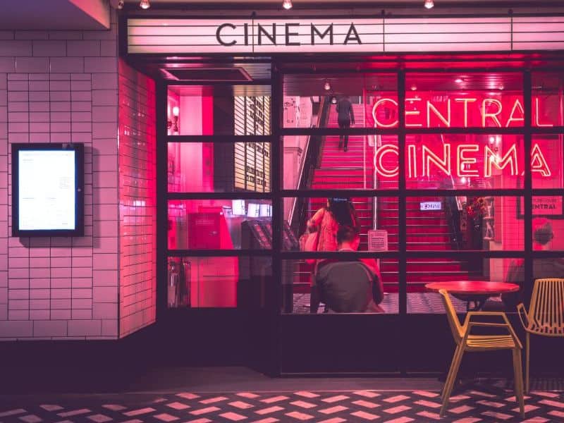 cinema shopfront